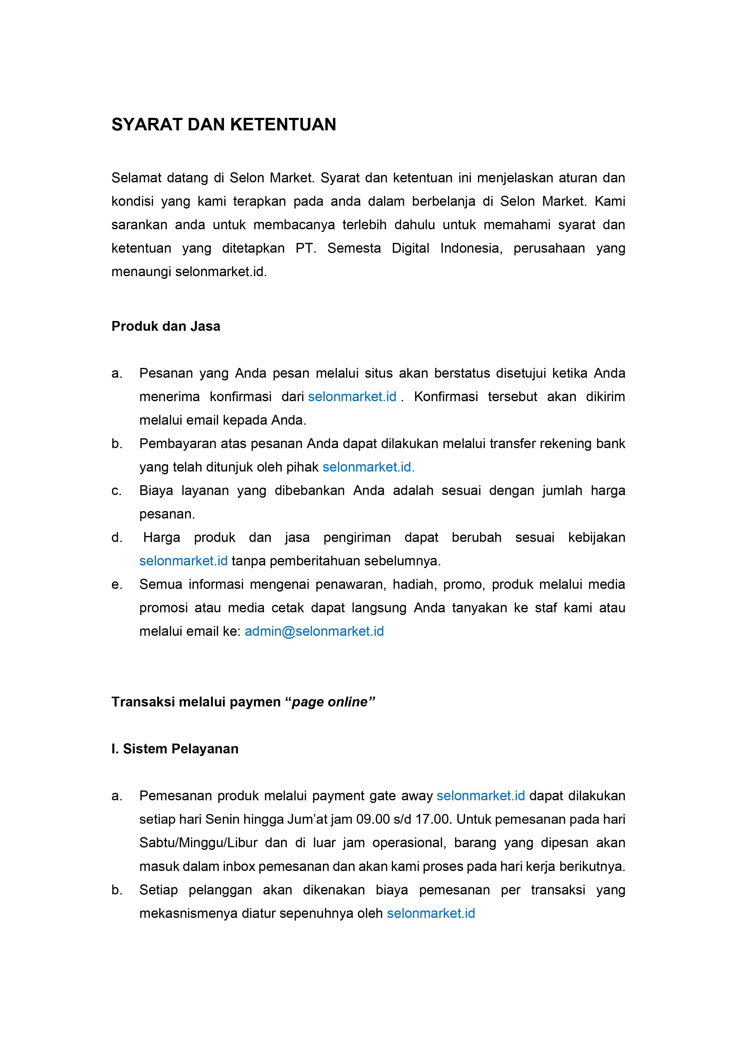SELONMARKET.ID