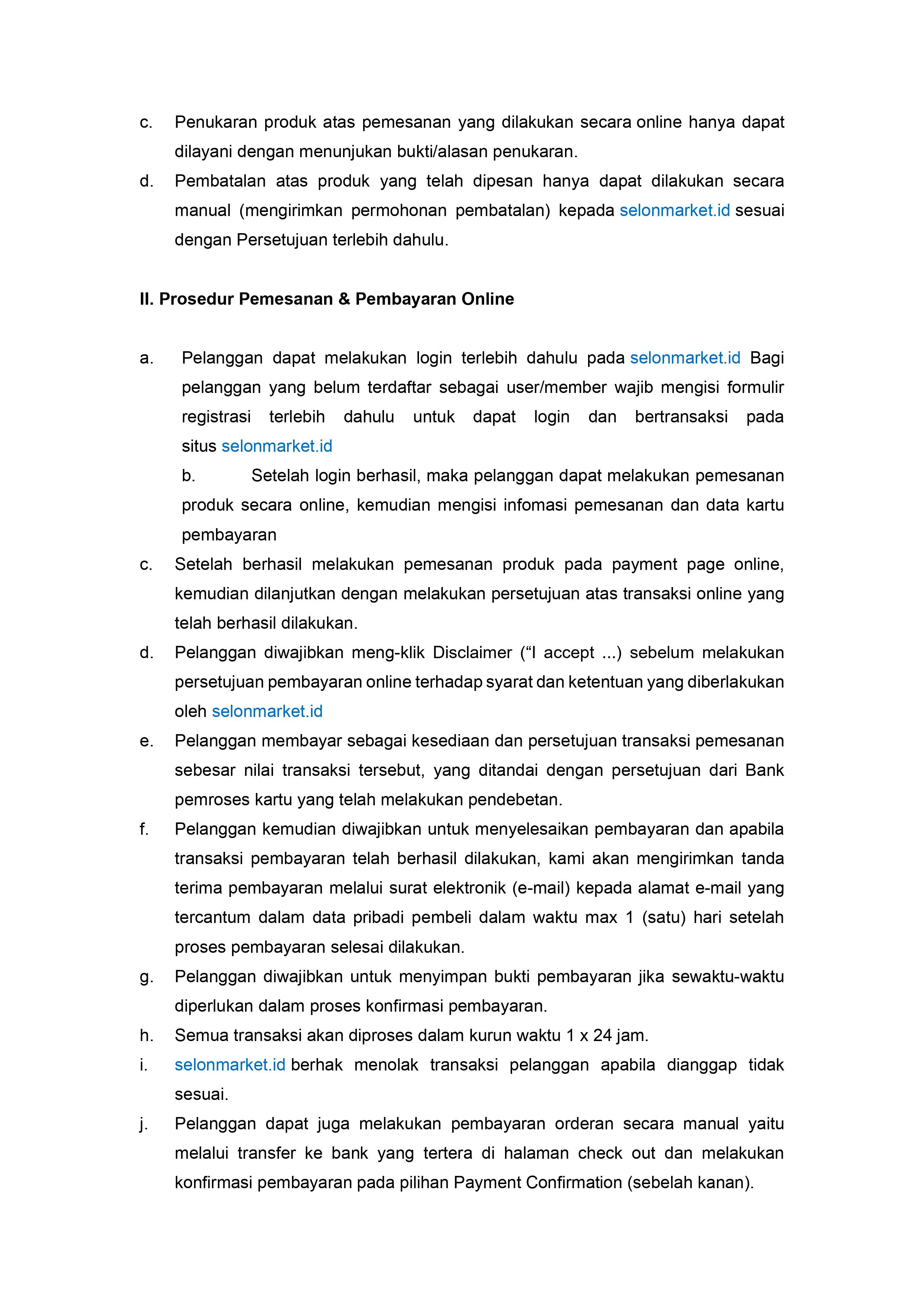 SELONMARKET.ID