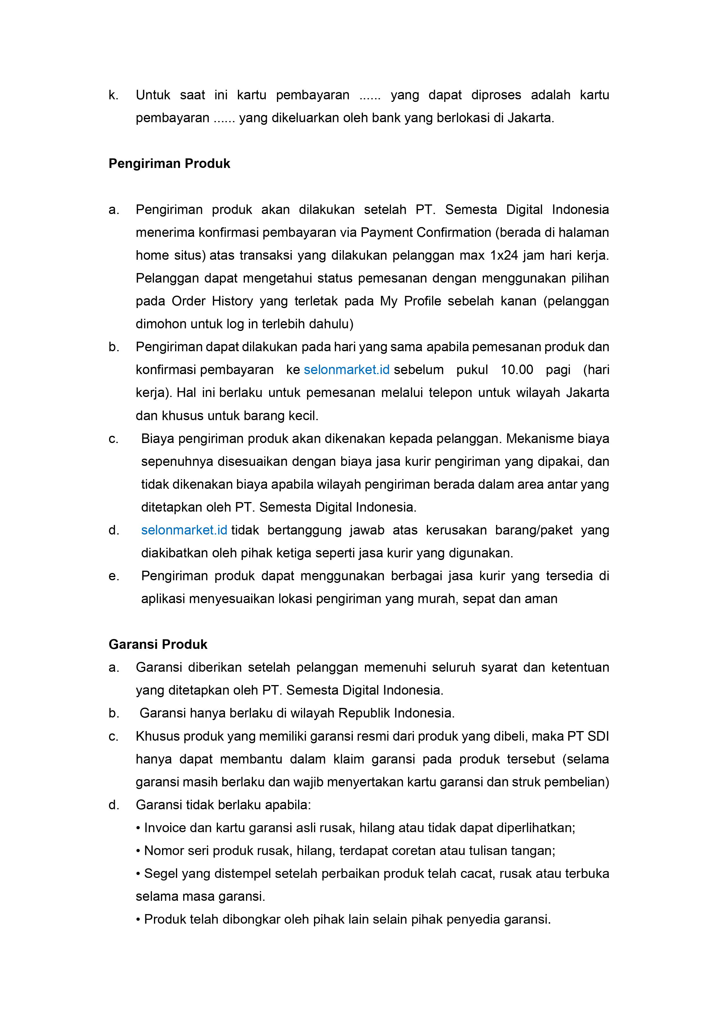 SELONMARKET.ID